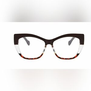 Elegant Black/leopard Anti-blue Light Women's Glasses